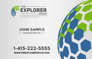 Diseño de Tarjeta de Presentación por Design Founder para The Explorer Group | Diseño: #6681850