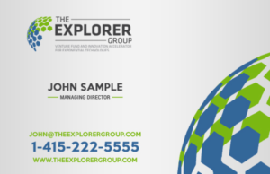 Diseño de Tarjeta de Presentación por Design Founder para The Explorer Group | Diseño: #6681885