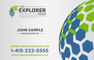 Diseño de Tarjeta de Presentación por Design Founder para The Explorer Group | Diseño: #6681886