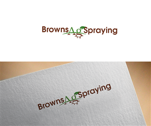 Logo Design by Free Hand Creationz for DM Browns Spraying Service | Design: #6652363