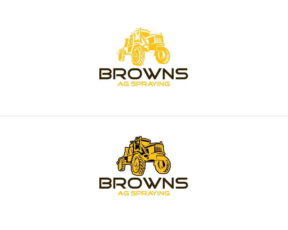 Logo Design by Pram Shaw for DM Browns Spraying Service | Design #6655955
