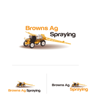 Logo Design by mosu for DM Browns Spraying Service | Design: #6753022