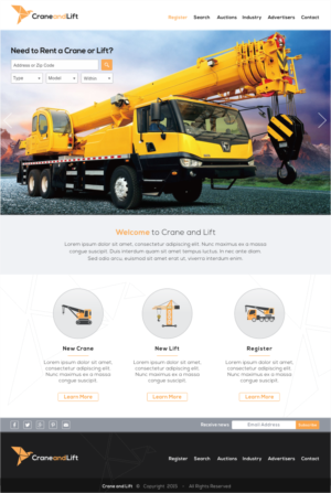 Web-Design von dsign für CraneandLift.com | Design: #6692618