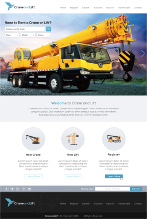 Web-Design von dsign für CraneandLift.com | Design: #6697294