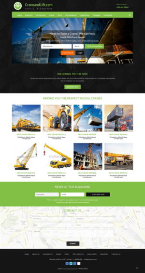 Web-Design von pb für CraneandLift.com | Design: #6668956