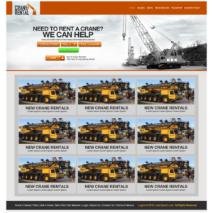 Diseño Web por Mahendran  para CraneandLift.com | Diseño: #6682576