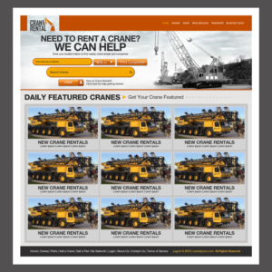 Web-Design von Mahendran  für CraneandLift.com | Design: #6689623