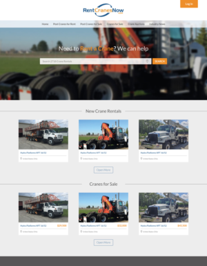 Web-Design von dii für CraneandLift.com | Design: #6717181