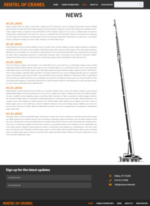 Web-Design von dii für CraneandLift.com | Design: #6728574