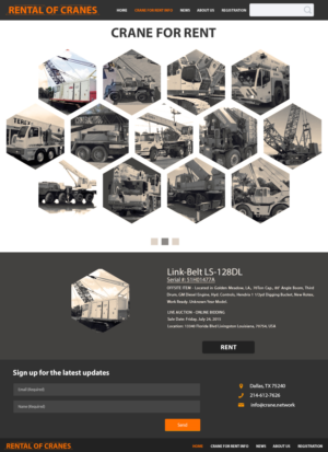 Web-Design von dii für CraneandLift.com | Design: #6728576