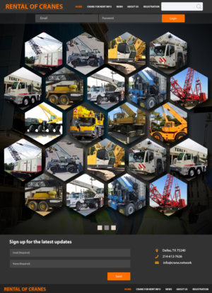 Web-Design von dii für CraneandLift.com | Design: #6728579
