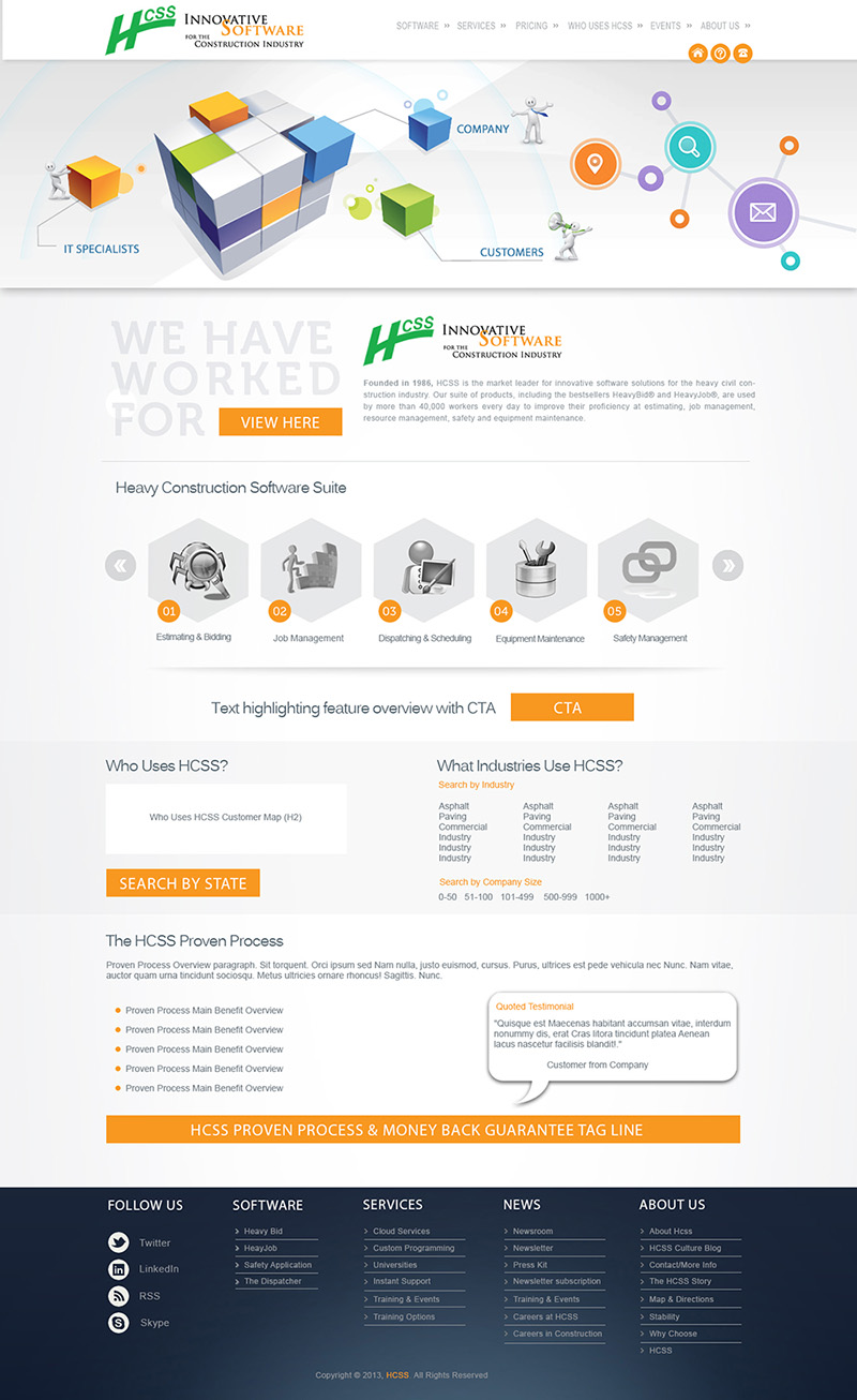 Web Design by TD for HCSS | Design #1767400