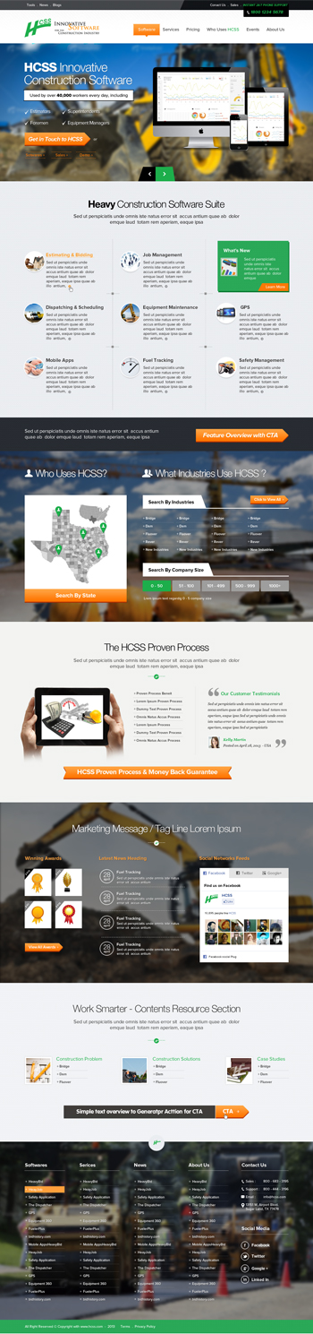 Web Design by AVROM for HCSS | Design #1753787