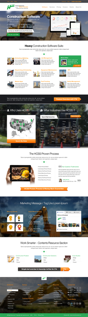 Web Design by AVROM for HCSS | Design: #1791281