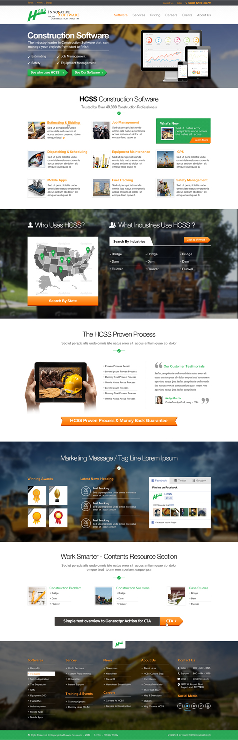 Web Design by AVROM for HCSS | Design #1791485