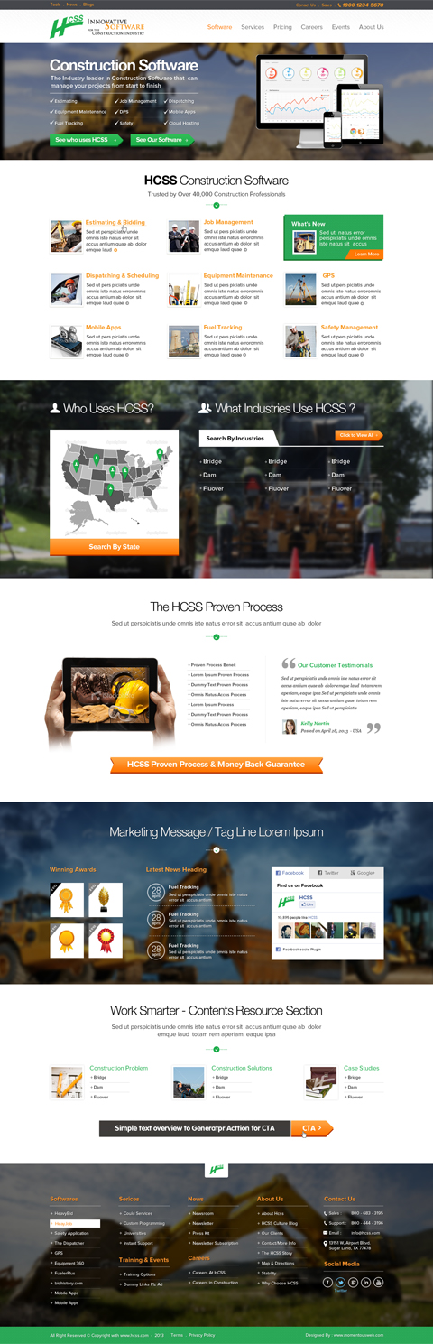 Web Design by AVROM for HCSS | Design: #1792024