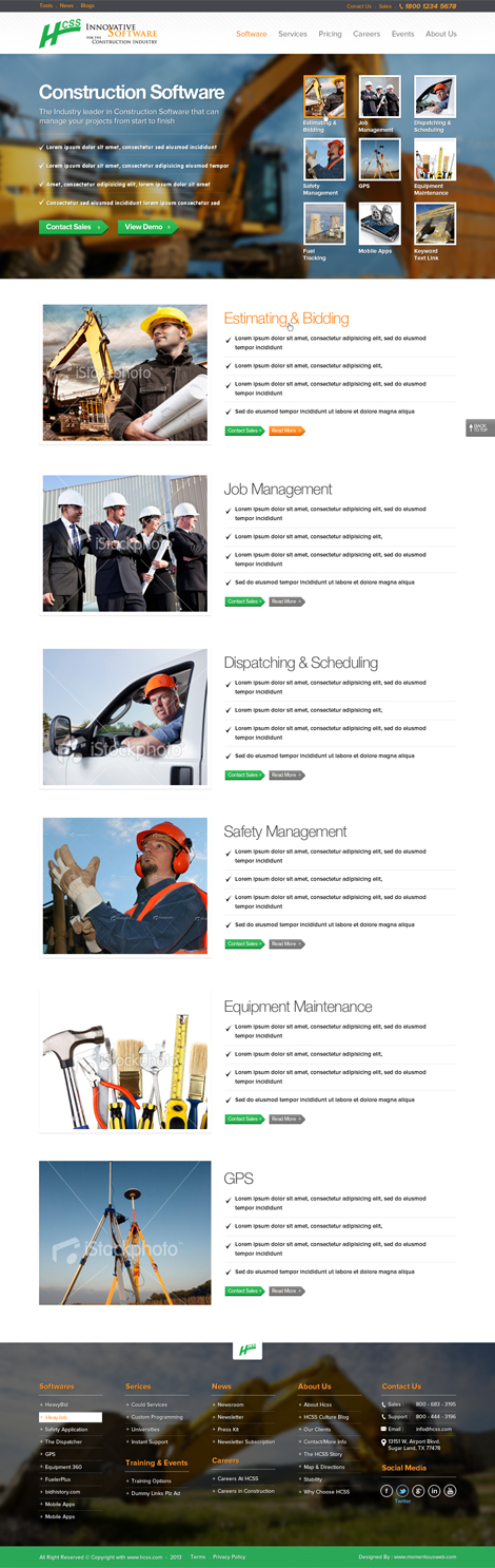 Web Design by AVROM for HCSS | Design #1795094