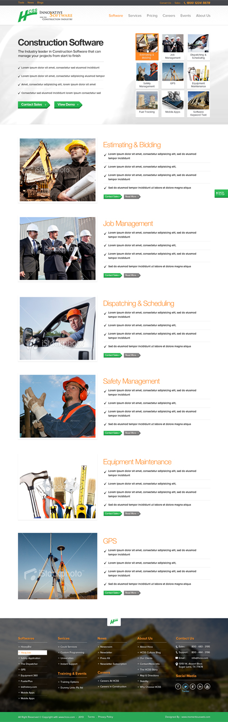 Web Design by AVROM for HCSS | Design #1795100