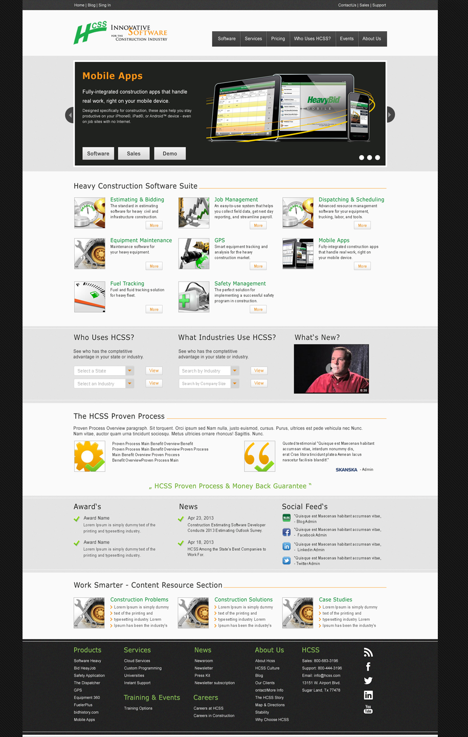 Web Design by Omee for HCSS | Design #1751801