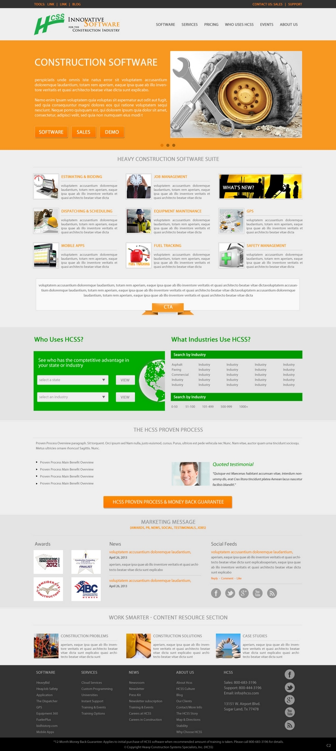 Web Design by pb for HCSS | Design #1734054