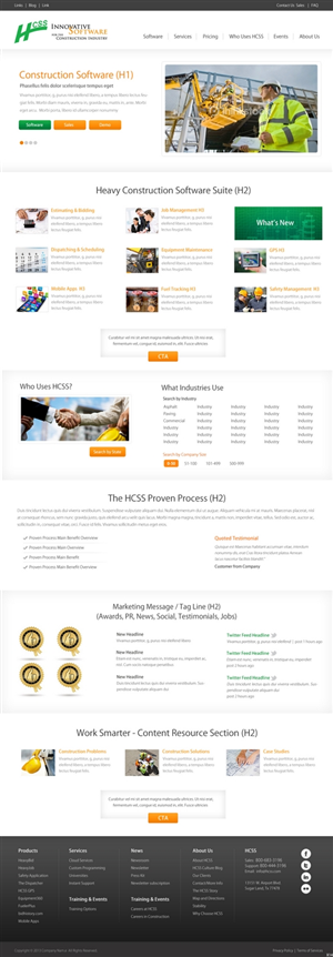 Web Design by pb for HCSS | Design: #1734076