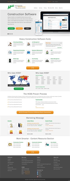 Web Design by pb for HCSS | Design: #1737192