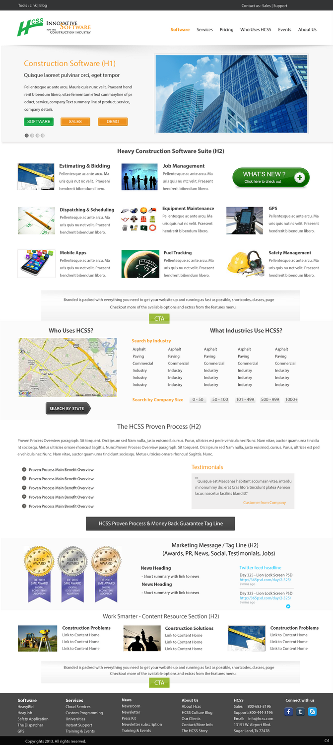 Web Design by pb for HCSS | Design #1737193