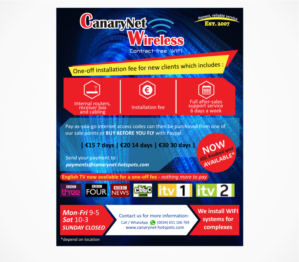 Newspaper Ad Design by sanjaya for Canarynet Wireless | Design: #6716262