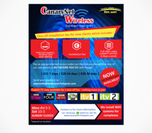 Newspaper Ad Design by sanjaya for Canarynet Wireless | Design: #6718308