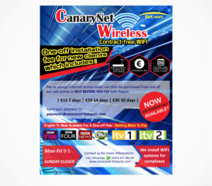 Newspaper Ad Design by sanjaya for Canarynet Wireless | Design: #6719320