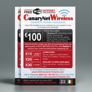 Newspaper Ad Design by Mon01 for Canarynet Wireless | Design: #6673797