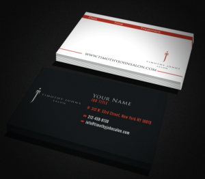 New Business Cards for NYC Salon | Business Card Design by Riz'