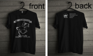 adapt current logo for 30 year anniversary horse riding club member t-shirts