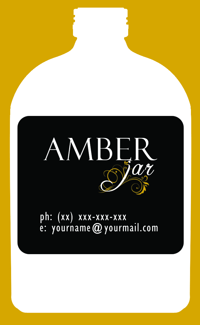 Visitenkarten-Design von Seahorse Creative für Amber Jar Pharmacy | Design #1819153