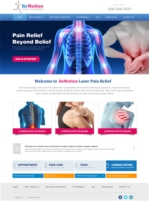 Web Design par sonaldesign pour RMS | Design : #6660576