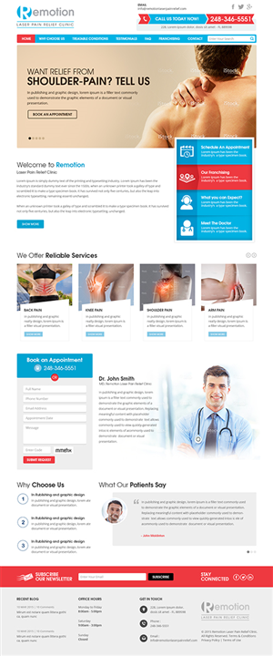 Web Design par RupalTechno pour RMS | Design : #6659108