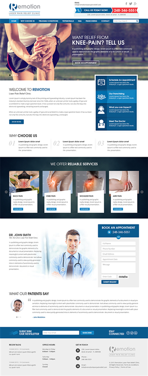 Web Design par RupalTechno pour RMS | Design : #6659621