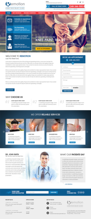Web Design par RupalTechno pour RMS | Design : #6665581