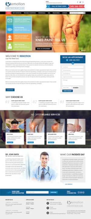 Web Design par RupalTechno pour RMS | Design : #6665590