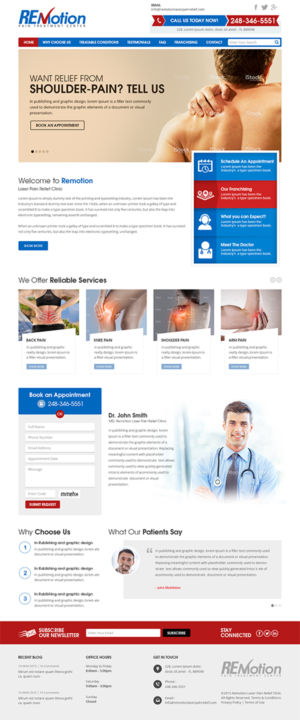 Web Design par RupalTechno pour RMS | Design : #6673643