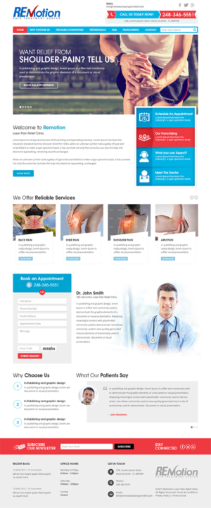 Web Design par RupalTechno pour RMS | Design : #6673728