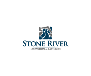 Logo-Design von .Ashu. für Stone River Excavation & Concrete | Design: #6657254