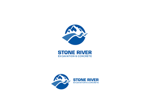 Diseño de Logo por artofni16 para Stone River Excavation & Concrete | Diseño #6656745