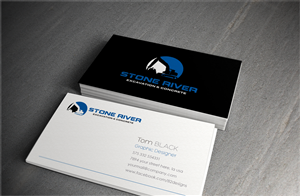 Logo-Design von mvillamin für Stone River Excavation & Concrete | Design: #6661309
