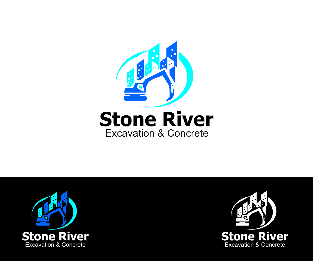 Design de Logo par tjahyoahmad™ pour Stone River Excavation & Concrete | Design #6655931