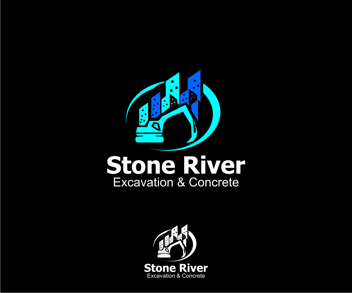 Logo-Design von tjahyoahmad™ für Stone River Excavation & Concrete | Design #6655967