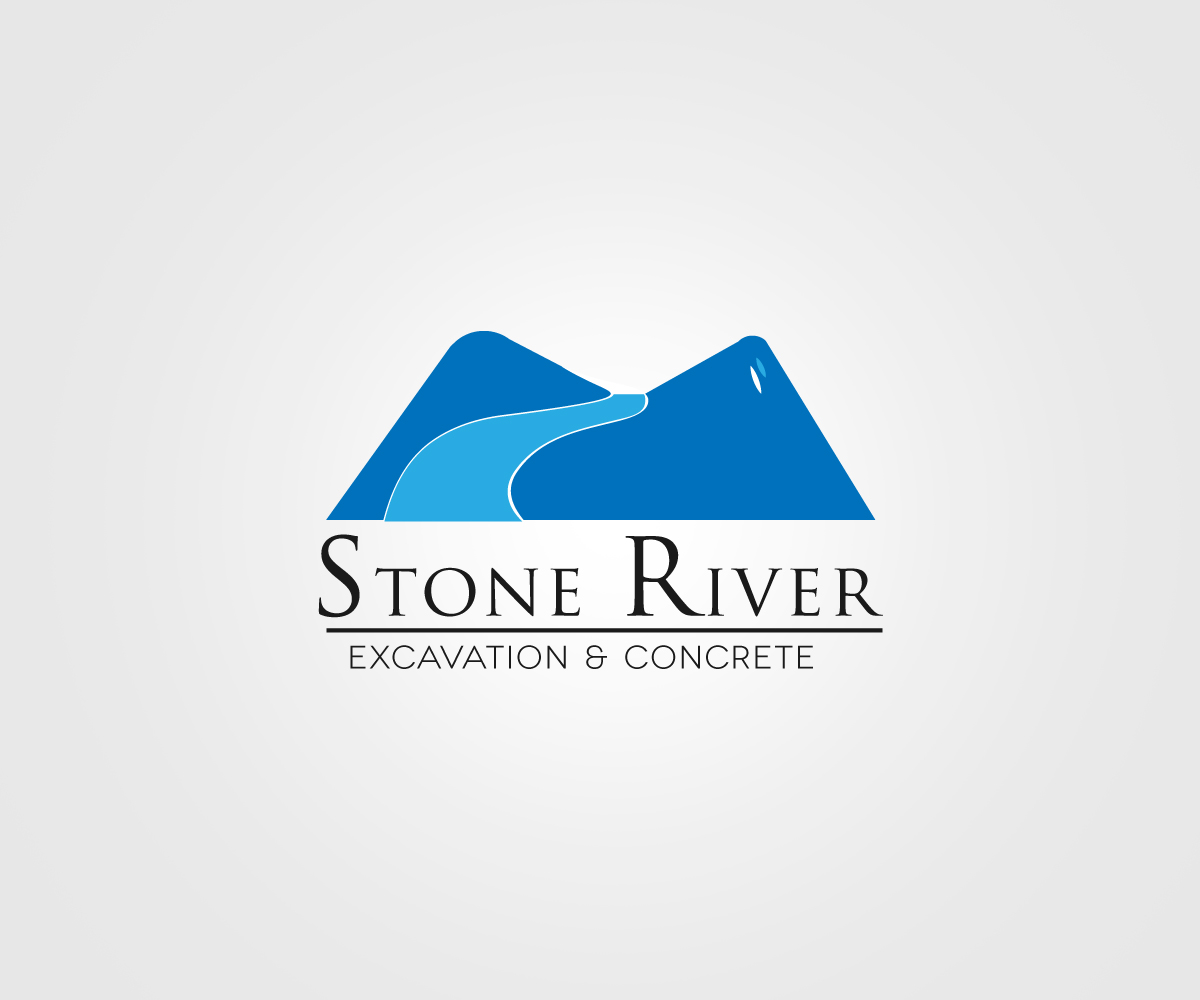 Logo-Design von yaqoob für Stone River Excavation & Concrete | Design #6656211