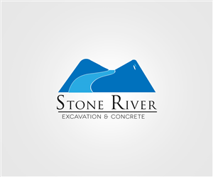 Diseño de Logo por yaqoob para Stone River Excavation & Concrete | Diseño #6656211