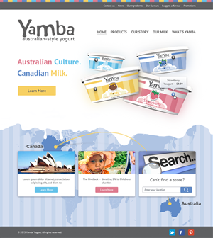 Web Design Project- Yamba Yogurt