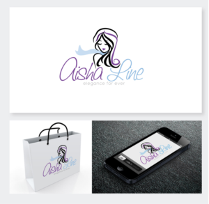 Logo Design by firesorcerer for Aisha Line | Design: #6686328